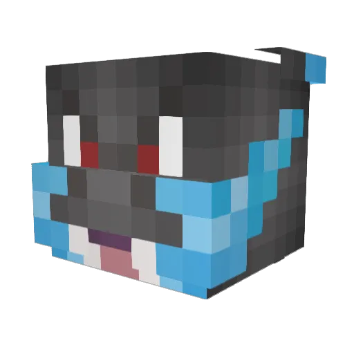 patchygamer Minecraft avatar head, 3D render