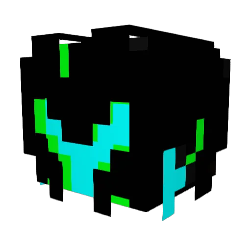 patentGrim Minecraft avatar head, 3D render