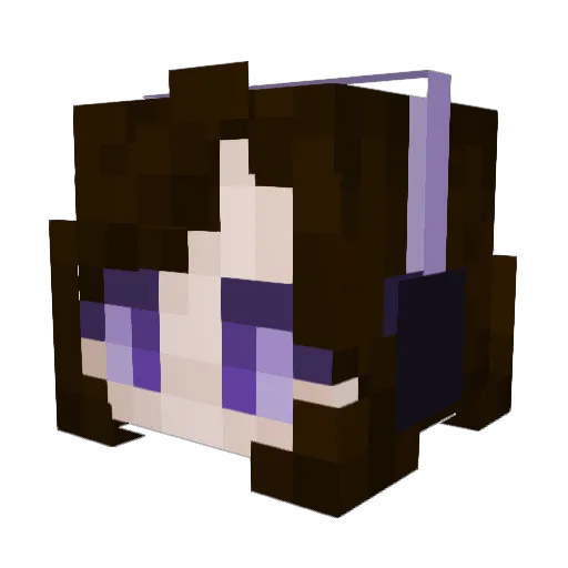 patetya Minecraft avatar head, 3D render