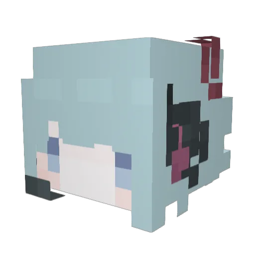 patgamer47 Minecraft avatar head, 3D render