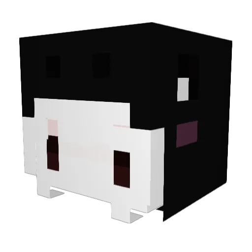 pathetic480px Minecraft avatar head, 3D render