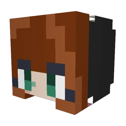 patheticpixels Minecraft avatar head, 3D render