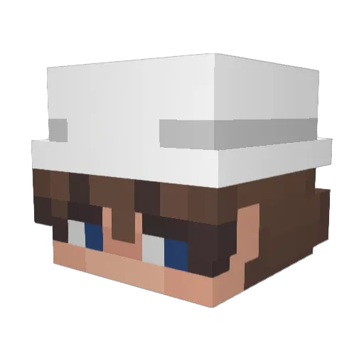 pathjh Minecraft avatar head, 3D render