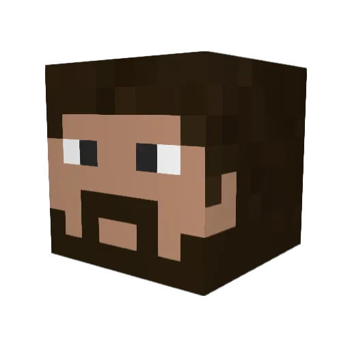 patje122 Minecraft avatar head, 3D render