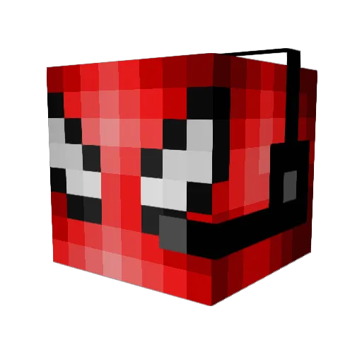 patmad1 Minecraft avatar head, 3D render