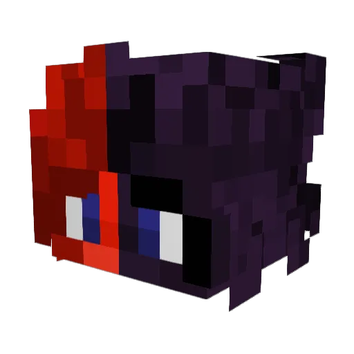 patmv Minecraft avatar head, 3D render