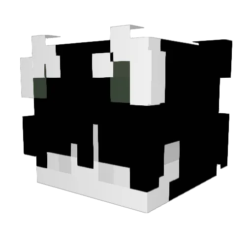 pato0317 Minecraft avatar head, 3D render