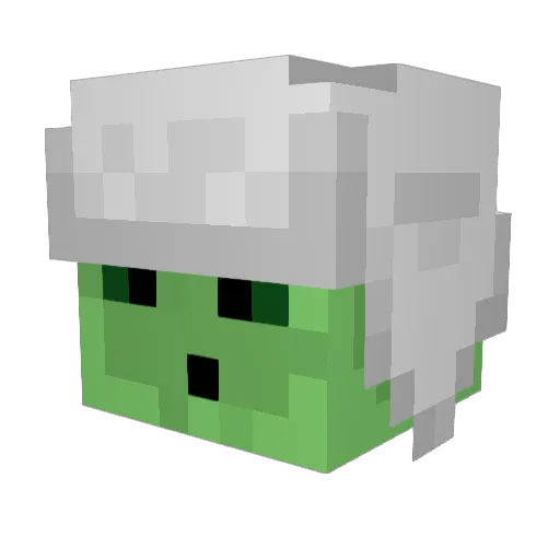 pato1378 Minecraft avatar head, 3D render