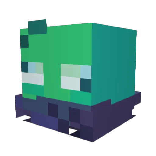 patokmch Minecraft avatar head, 3D render