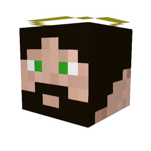 patpatrc123 Minecraft avatar head, 3D render