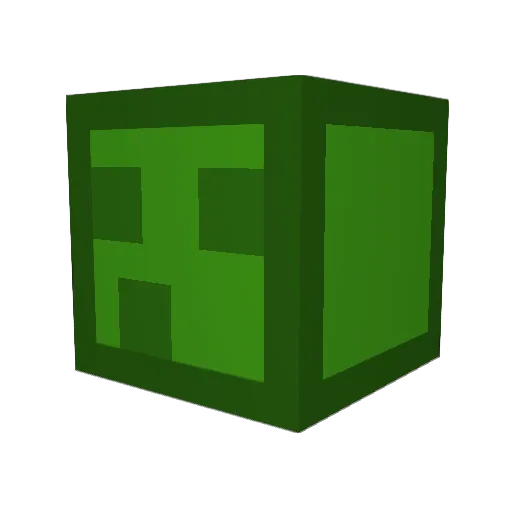 patrajtso Minecraft avatar head, 3D render