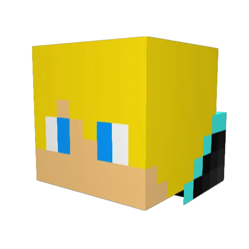 patrick7869 Minecraft avatar head, 3D render