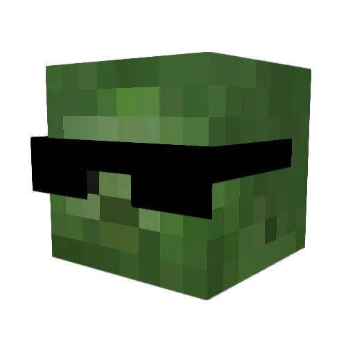 patrick_97 Minecraft avatar head, 3D render