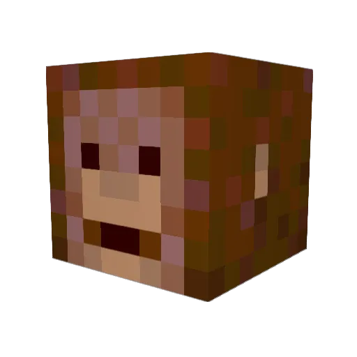 patrick_cul Minecraft avatar head, 3D render