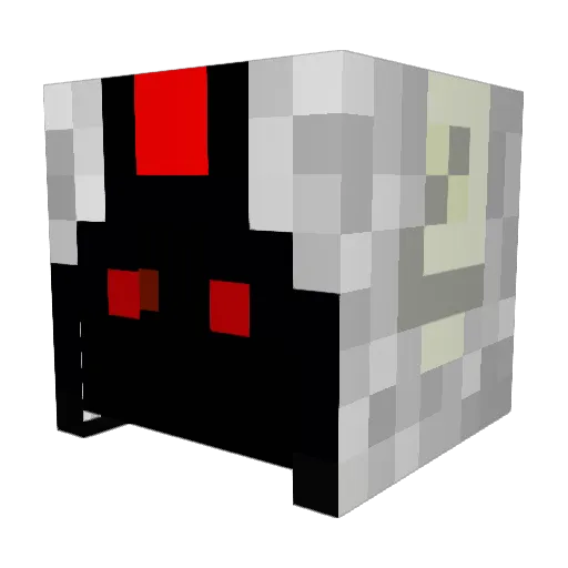 patrickmoll Minecraft avatar head, 3D render