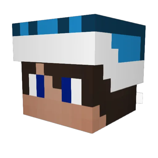 patrickqq8 Minecraft avatar head, 3D render