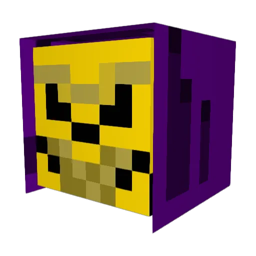 patrickswaze Minecraft avatar head, 3D render