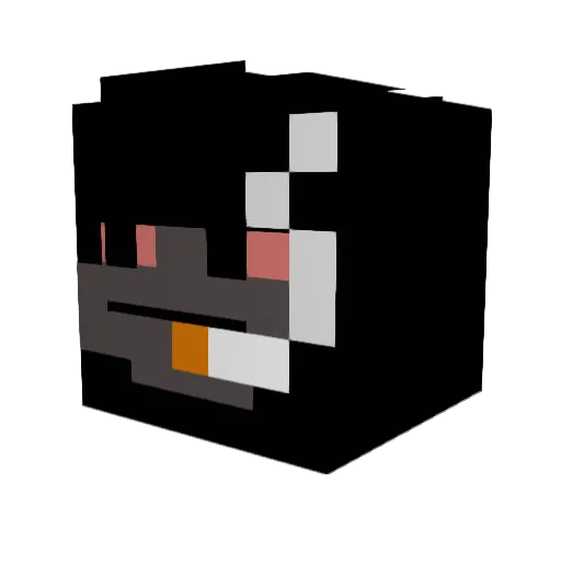 patrikay Minecraft avatar head, 3D render
