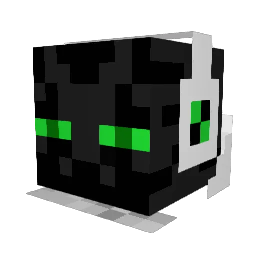 patrikwingen Minecraft avatar head, 3D render
