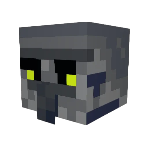 patronmarv Minecraft avatar head, 3D render