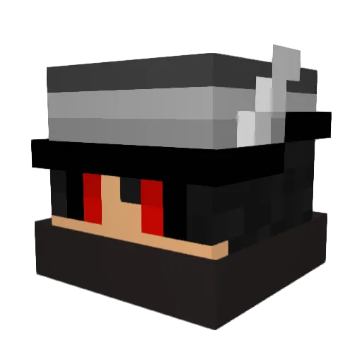 patrykogaming Minecraft avatar head, 3D render