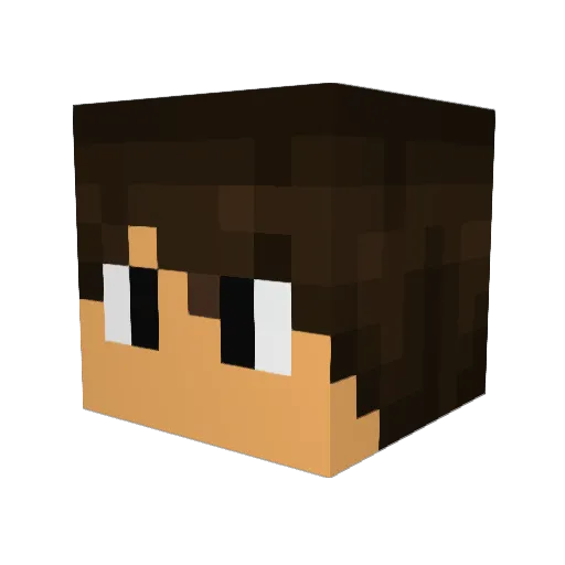 patrykstar123 Minecraft avatar head, 3D render