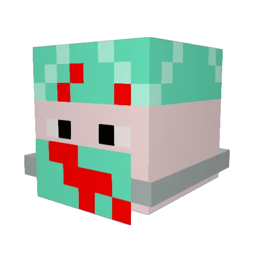 patryksuper9 Minecraft avatar head, 3D render