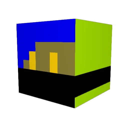 patrylv23 Minecraft avatar head, 3D render