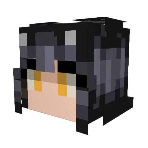 patstriker Minecraft avatar head, 3D render