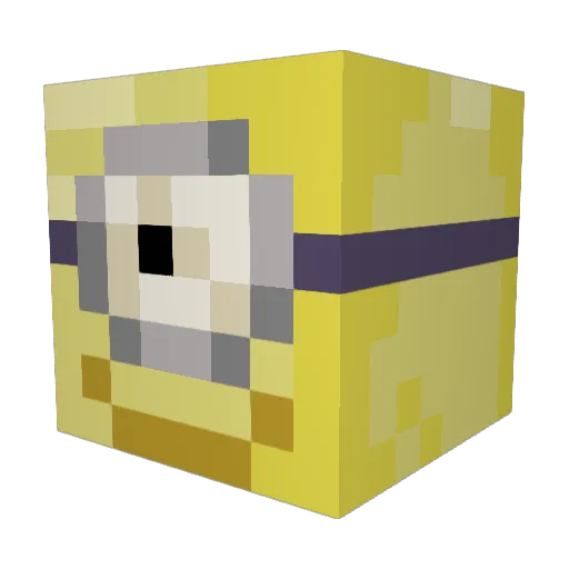 patt1x Minecraft avatar head, 3D render
