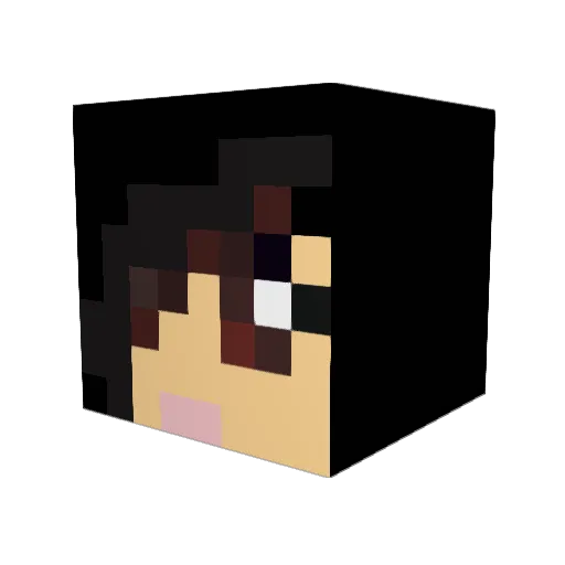 pattiboy90 Minecraft avatar head, 3D render
