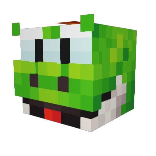 pattie28 Minecraft avatar head, 3D render