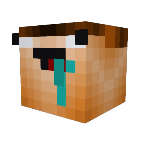 paty305 Minecraft avatar head, 3D render