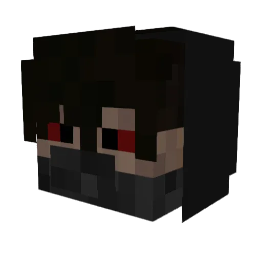 patyyk Minecraft avatar head, 3D render