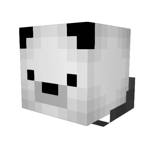 pauM22 Minecraft avatar head, 3D render
