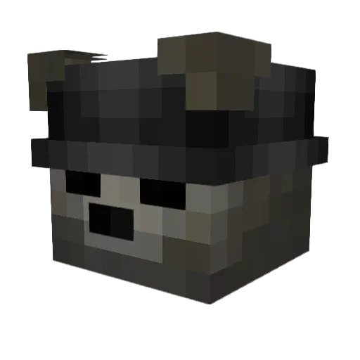 pauel600 Minecraft avatar head, 3D render