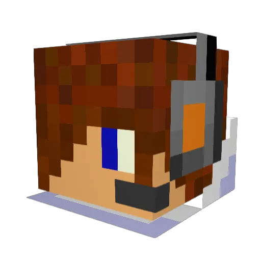 paul2905 Minecraft avatar head, 3D render