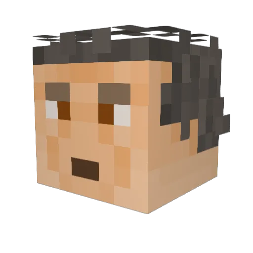 paul_funyun Minecraft avatar head, 3D render