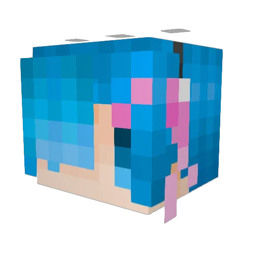 paul_munkel Minecraft avatar head, 3D render
