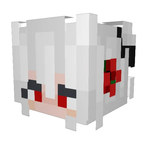 paularocha9011 Minecraft avatar head, 3D render