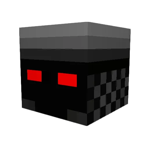 paulc135 Minecraft avatar head, 3D render