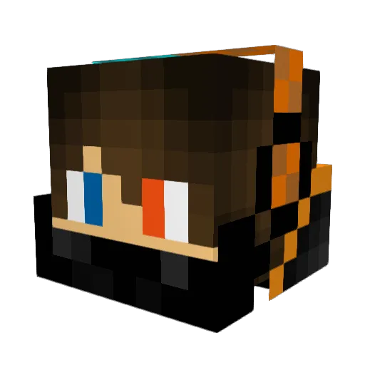 paulcheng93 Minecraft avatar head, 3D render