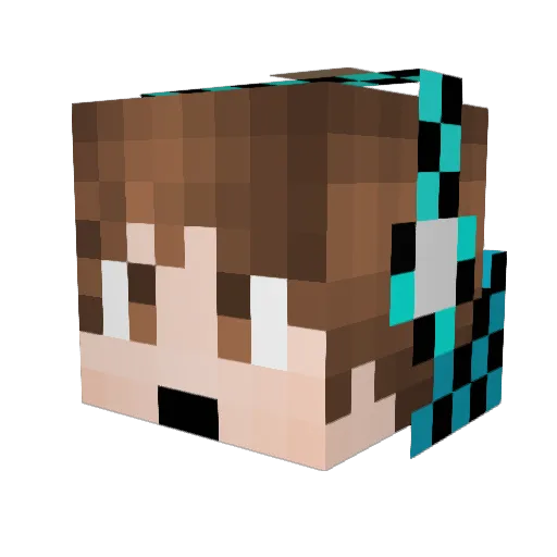 paulchoi4 Minecraft avatar head, 3D render