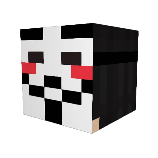 paulero05 Minecraft avatar head, 3D render
