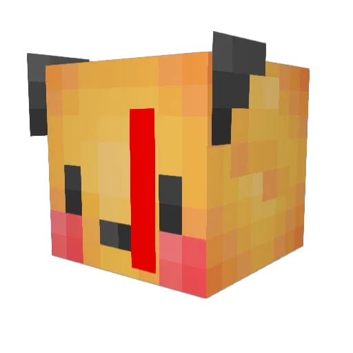 paulgeorge Minecraft avatar head, 3D render