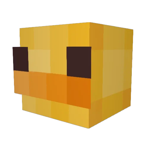 paulinaaaah Minecraft avatar head, 3D render