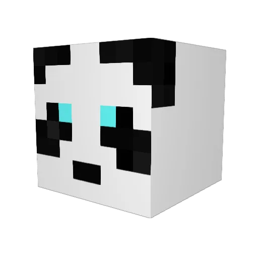 pauline00 Minecraft avatar head, 3D render