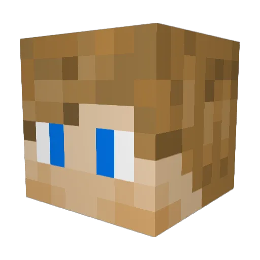paulmelle06 Minecraft avatar head, 3D render