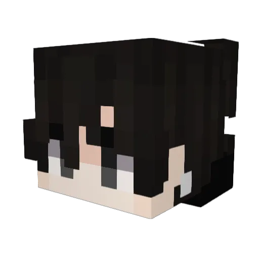 paulpaaton Minecraft avatar head, 3D render