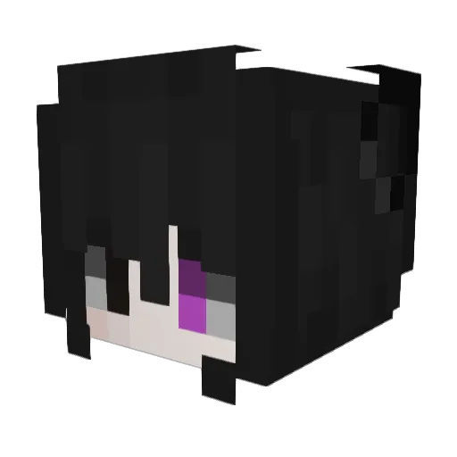 paulqtp2t Minecraft avatar head, 3D render